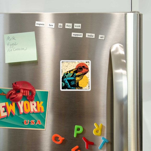 Red-Eyed Tree Frog Retro Pop Art | Rainforest Animal by TuncGK